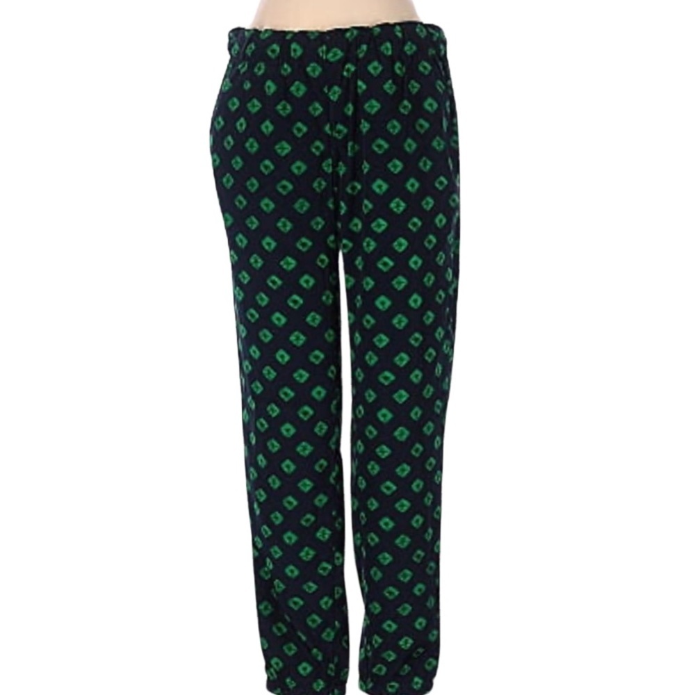 Michael Kors Palmetto Green Print Joggers NWT Size 10 - Picture 4 of 13